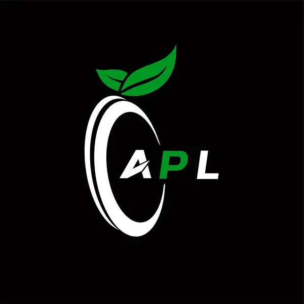 APL yaratıcı minimalist harf logosu. APL benzersiz vektör baş harfleri alfabe harfi logo tasarımı 