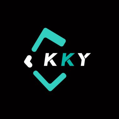 KKY yaratıcı minimalist harf logosu. KKY benzersiz vektör baş harfleri harf logosu tasarımı