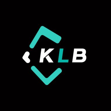 KLB yaratıcı minimalist harf logosu. KLB benzersiz vektör baş harfleri harf logosu tasarımı