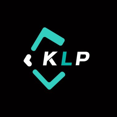 KLP yaratıcı minimalist harf logosu. KLP benzersiz vektör baş harfleri harf logosu tasarımı