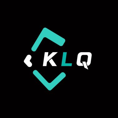 KLQ yaratıcı minimalist harf logosu. KLQ benzersiz vektör baş harfleri harf logosu tasarımı