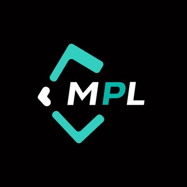 MPL yaratıcı minimalist harf logosu. MPL eşsiz vektör baş harfleri alfabe harf logosu tasarımı