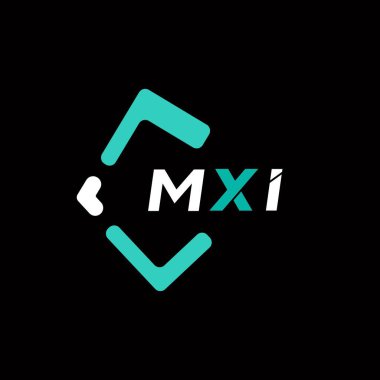 MXI yaratıcı minimalist harf logosu. MXI benzersiz vektör baş harfleri harf logosu tasarımı