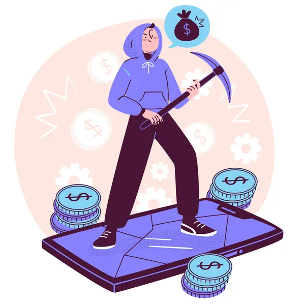 Spor giyimli, kilo vermiş ve ağırlığını ellerine vermiş bir adamın vektör düz çizimi..