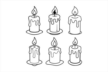 Ateş silueti vektörlü mum, alevli mum vektörü, mum ateşi vektör sanatı, mum alev silueti vektör mum ateşli siluet, mum ateşi olan vektör sanat mumu, mum ateşi silueti, mum alev vektörü vektörel