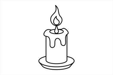 Ateş silueti vektörlü mum, alevli mum vektörü, mum ateşi vektör sanatı, mum alev silueti vektör mum ateşli siluet, mum ateşi olan vektör sanat mumu, mum ateşi silueti, mum alev vektörü vektörel