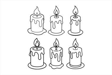 Ateş silueti vektörlü mum, alevli mum vektörü, mum ateşi vektör sanatı, mum alev silueti vektör mum ateşli siluet, mum ateşi olan vektör sanat mumu, mum ateşi silueti, mum alev vektörü vektörel