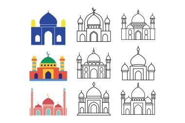 güzel cami silueti vektörü, tasarımcılar için cami vektör sanatı, zarif cami silueti vektörü, tasarım projeleri için cami silueti sanatı, İslami cami silueti vektör tasarımı, tasarımcılar için yaratıcı cami vektör sanatı, cami silüeti vec