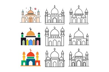 güzel cami silueti vektörü, tasarımcılar için cami vektör sanatı, zarif cami silueti vektörü, tasarım projeleri için cami silueti sanatı, İslami cami silueti vektör tasarımı, tasarımcılar için yaratıcı cami vektör sanatı, cami silüeti vec