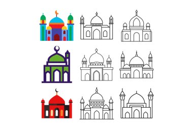 güzel cami silueti vektörü, tasarımcılar için cami vektör sanatı, zarif cami silueti vektörü, tasarım projeleri için cami silueti sanatı, İslami cami silueti vektör tasarımı, tasarımcılar için yaratıcı cami vektör sanatı, cami silüeti vec