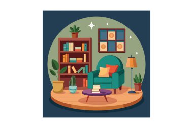 Okuma odası vektörü illüstrasyon resmi, okuma odası vektör tasarımı, okuma odası vektörü, rahat okuma odası vektörü, modern okuma odası vektörü, klasik okuma odası vektörü, okuma odası vektörü, minimalist okuma odası vektörü, zarif okuma odası vektörü,