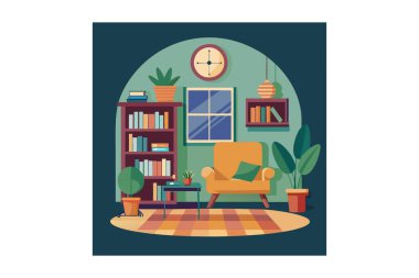 Okuma odası vektörü illüstrasyon resmi, okuma odası vektör tasarımı, okuma odası vektörü, rahat okuma odası vektörü, modern okuma odası vektörü, klasik okuma odası vektörü, okuma odası vektörü, minimalist okuma odası vektörü, zarif okuma odası vektörü,