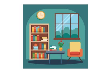 Okuma odası vektörü illüstrasyon resmi, okuma odası vektör tasarımı, okuma odası vektörü, rahat okuma odası vektörü, modern okuma odası vektörü, klasik okuma odası vektörü, okuma odası vektörü, minimalist okuma odası vektörü, zarif okuma odası vektörü,