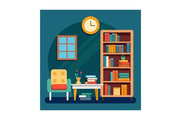 stock vector reading room vector illustration image, reading room vector art, reading room vector design, cozy reading room vector, modern reading room vector, vintage reading room vector, reading room vector decor, minimalist reading room vector, elegant reading