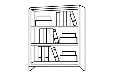 Kitap raf vektörü sanat tasarımı, kitap raf vektörü sanat illüstrasyonu, kitap raf vektörü sanat klibi, kitap raf vektörü sanatı ücretsiz indirme, tasarımcılar için kitap raf vektör sanatı, kitap raf vektör sanatı yüksek çözünürlük, kitap raf raf sanat silueti, 