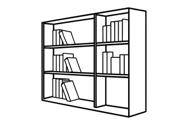 Kitap raf vektörü sanat tasarımı, kitap raf vektörü sanat illüstrasyonu, kitap raf vektörü sanat klibi, kitap raf vektörü sanatı ücretsiz indirme, tasarımcılar için kitap raf vektör sanatı, kitap raf vektör sanatı yüksek çözünürlük, kitap raf raf sanat silueti, 