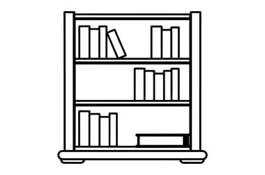 Kitap raf vektörü sanat tasarımı, kitaplık raf vektör sanat illüstrasyonu, kitap raf vektörü sanat klibi, kitap raf vektörü sanatı ücretsiz indirme, tasarımcılar için kitap raf vektör sanatı yüksek çözünürlük, kitap raf vektörü sanat silueti, kitap rafı sanat silueti, s