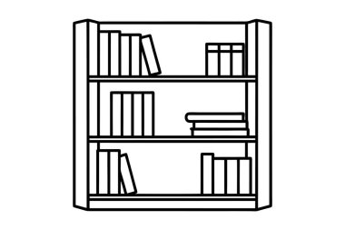 Kitap raf vektörü sanat tasarımı, kitaplık raf vektör sanat illüstrasyonu, kitap raf vektörü sanat klibi, kitap raf vektörü sanatı ücretsiz indirme, tasarımcılar için kitap raf vektör sanatı yüksek çözünürlük, kitap raf vektörü sanat silueti, kitap rafı sanat silueti, s