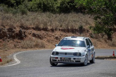 Dimitsana, Yunanistan - 12 Temmuz 2025 Dimitsana rallisi anavasi dimitsanas-zigovistiou 2025