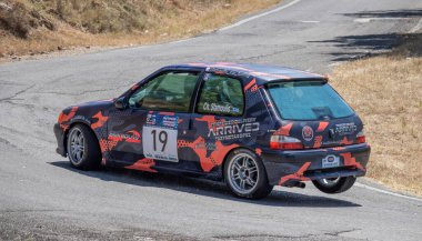 Dimitsana, Yunanistan - 12 Temmuz 2025 Dimitsana rallisi anavasi dimitsanas-zigovistiou 2025