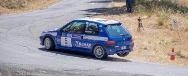 Dimitsana, Yunanistan - 12 Temmuz 2025 Dimitsana rallisi anavasi dimitsanas-zigovistiou 2025