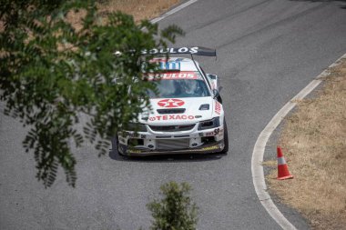 Dimitsana, Yunanistan - 12 Temmuz 2025 Dimitsana rallisi anavasi dimitsanas-zigovistiou 2025