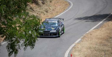 Dimitsana, Yunanistan - 12 Temmuz 2025 Dimitsana rallisi anavasi dimitsanas-zigovistiou 2025