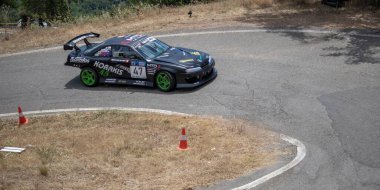 Dimitsana, Yunanistan - 12 Temmuz 2025 Dimitsana rallisi anavasi dimitsanas-zigovistiou 2025