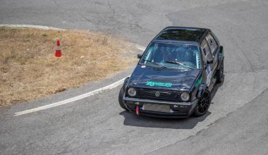 Dimitsana, Yunanistan - 12 Temmuz 2025 Dimitsana rallisi anavasi dimitsanas-zigovistiou 2025