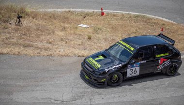 Dimitsana, Yunanistan - 12 Temmuz 2025 Dimitsana rallisi anavasi dimitsanas-zigovistiou 2025