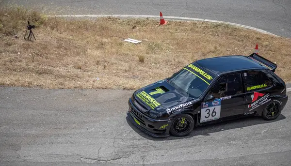 Dimitsana, Yunanistan - 12 Temmuz 2025 Dimitsana rallisi anavasi dimitsanas-zigovistiou 2025