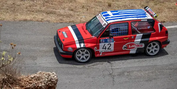 Dimitsana, Yunanistan - 12 Temmuz 2025 Dimitsana rallisi anavasi dimitsanas-zigovistiou 2025