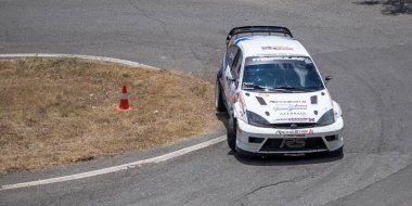 Dimitsana, Yunanistan - 12 Temmuz 2025 Dimitsana rallisi anavasi dimitsanas-zigovistiou 2025