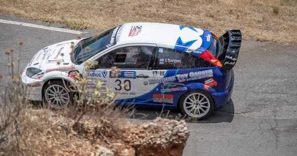 Dimitsana, Yunanistan - 12 Temmuz 2025 Dimitsana rallisi anavasi dimitsanas-zigovistiou 2025