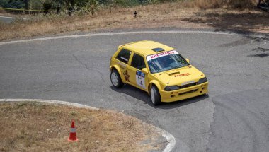 Dimitsana, Yunanistan - 12 Temmuz 2025 Dimitsana rallisi anavasi dimitsanas-zigovistiou 2025