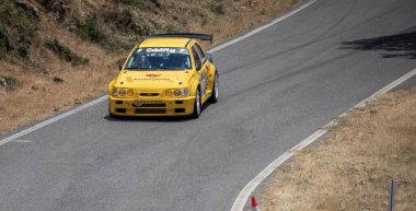 Dimitsana, Yunanistan - 12 Temmuz 2025 Dimitsana rallisi anavasi dimitsanas-zigovistiou 2025