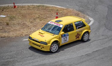 Dimitsana, Yunanistan - 12 Temmuz 2025 Dimitsana rallisi anavasi dimitsanas-zigovistiou 2025