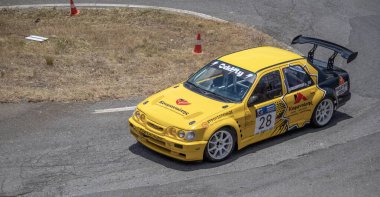 Dimitsana, Yunanistan - 12 Temmuz 2025 Dimitsana rallisi anavasi dimitsanas-zigovistiou 2025