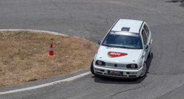 Dimitsana, Yunanistan - 12 Temmuz 2025 Dimitsana rallisi anavasi dimitsanas-zigovistiou 2025