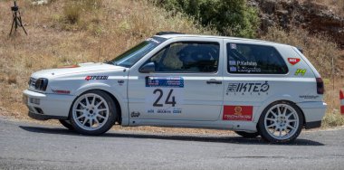 Dimitsana, Yunanistan - 12 Temmuz 2025 Dimitsana rallisi anavasi dimitsanas-zigovistiou 2025