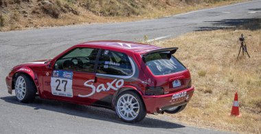 Dimitsana, Yunanistan - 12 Temmuz 2025 Dimitsana rallisi anavasi dimitsanas-zigovistiou 2025