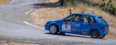 Dimitsana, Yunanistan - 12 Temmuz 2025 Dimitsana rallisi anavasi dimitsanas-zigovistiou 2025