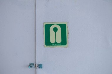 Pire, Yunanistan - 20 Temmuz 2025 Mavi Yıldız Patmos feribotuyla Kalymnos adasına seyahat.