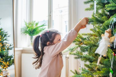 Aile dekore edilmiş Noel ağacının yanında kaliteli zaman geçiriyor. Çocuklar hediyeleri açıyor, oynuyor ve Noel ve Yeni Yıl 'ın şenlikli atmosferini kutluyor..