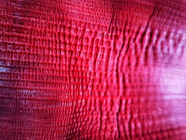 Yakın plan kırmızı pembe olgun muz kalbi çiçek yaprağı arka plan dokusu