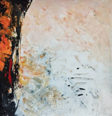 Sanatsal kalın kompozisyon sürreal element modern soyut resim arkaplan dokusu