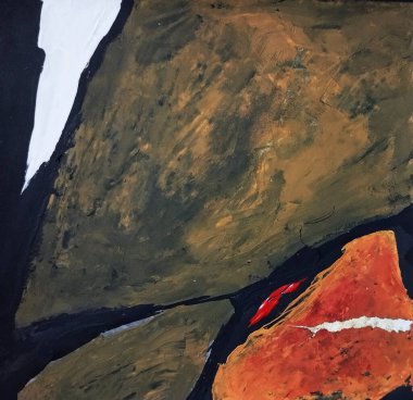 Sanatsal kalın kompozisyon sürreal element modern soyut resim arkaplan dokusu