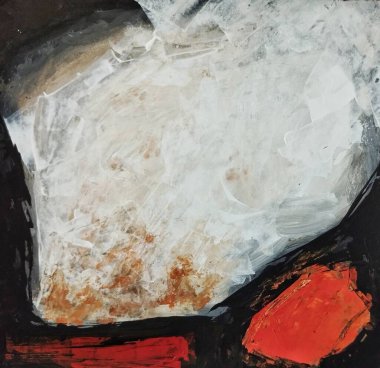 Sanatsal kalın kompozisyon sürreal element modern soyut resim arkaplan dokusu