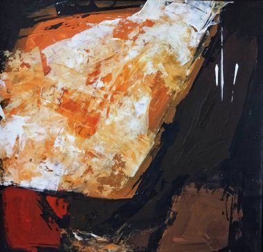 Sanatsal kalın kompozisyon sürreal element modern soyut resim arkaplan dokusu