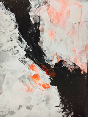 Sanatsal kalın kompozisyon sürreal element modern soyut resim arkaplan dokusu